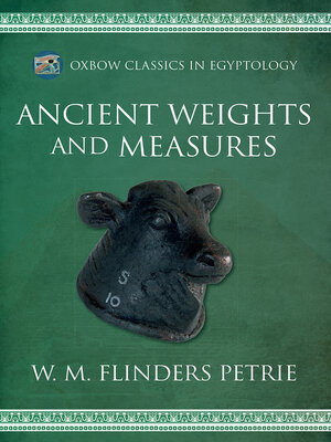 cover image of Ancient Weights and Measures
